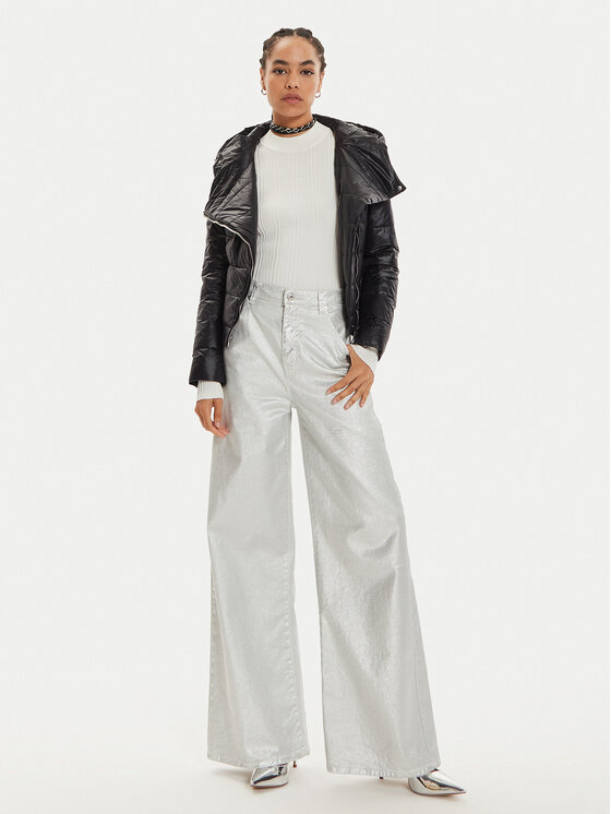 Patrizia Pepe Patrizia Pepe Демісезонна куртка 8O0135/A503-K103 Чорний Regular Fit