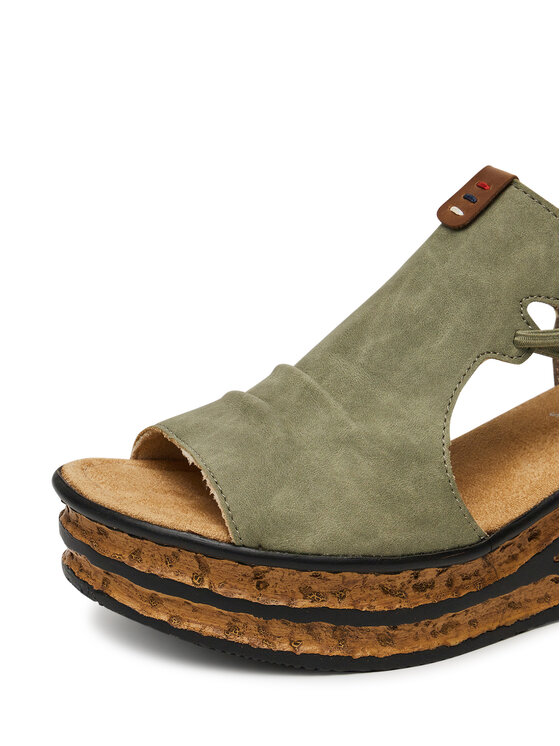Rieker Rieker Sandales 68175-52 Zaļš