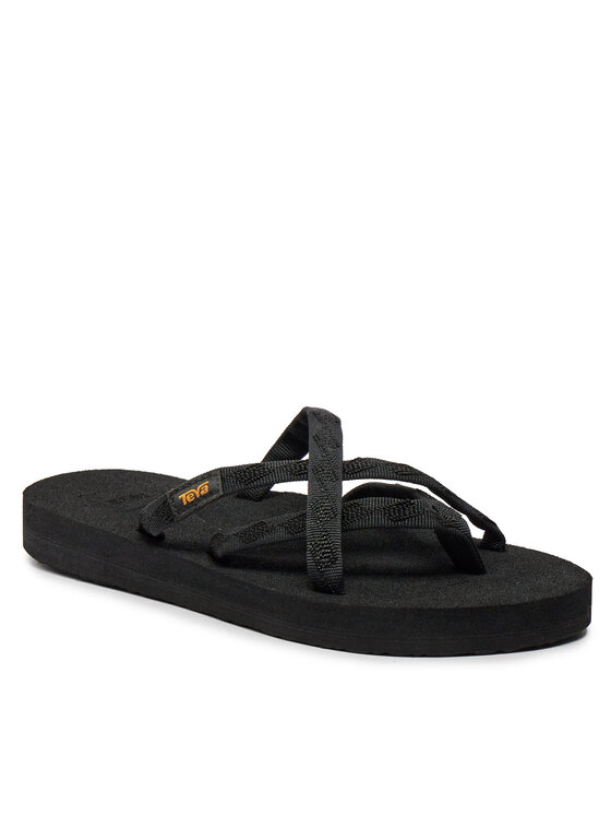 Teva Teva Čības uz pirksta Olowahu 6840 Melns