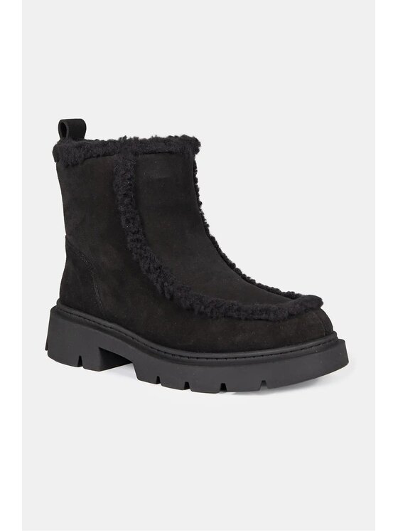 Inuikii Inuikii Polokozačky Biker Suede Černá