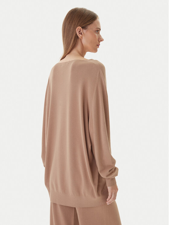 Kontatto Kontatto Pullover 3M0815C Beige Relaxed Fit