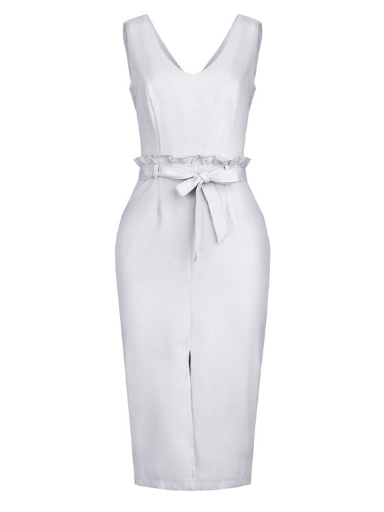 FIGL FIGL Šaty M633 Šedá Regular Fit