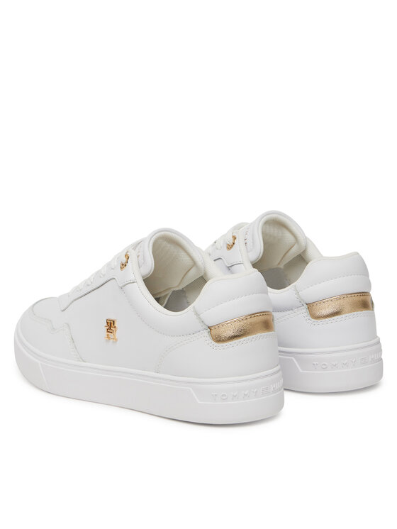 Tommy Hilfiger Tommy Hilfiger Sneakersy Essential Elevated Court Sneaker FW0FW08758 Biały