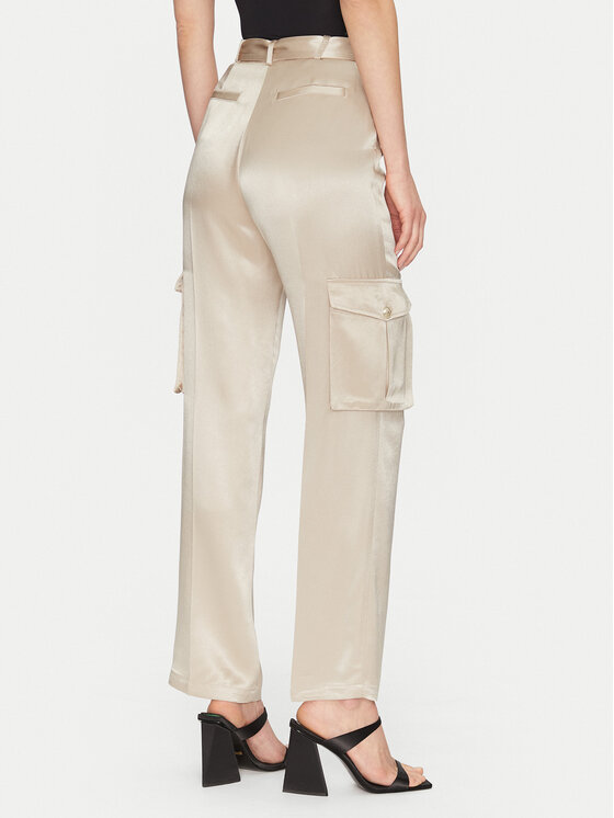 Marciano Guess Marciano Guess Pantaloni di tessuto 5RGB06 7248A Beige Regular Fit