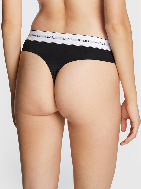 Guess Guess Бикини тип прашка Belle O2BE00 KBBT0 Черен