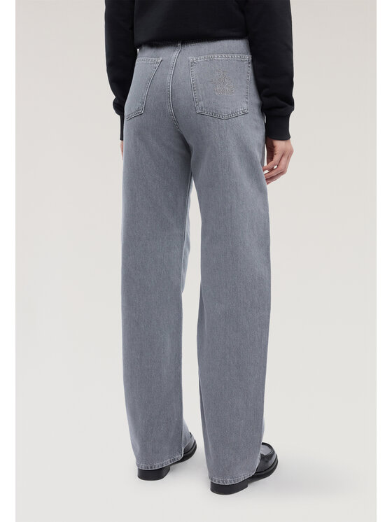 Trussardi Trussardi Jeansy P4409600359N0DG Szary Over Fit