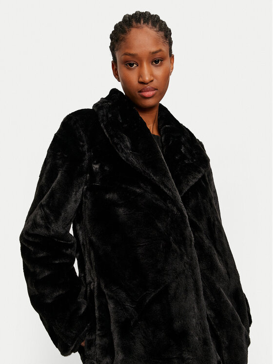 Vila Vila Pelliccia Ebba 14098292 Nero Regular Fit