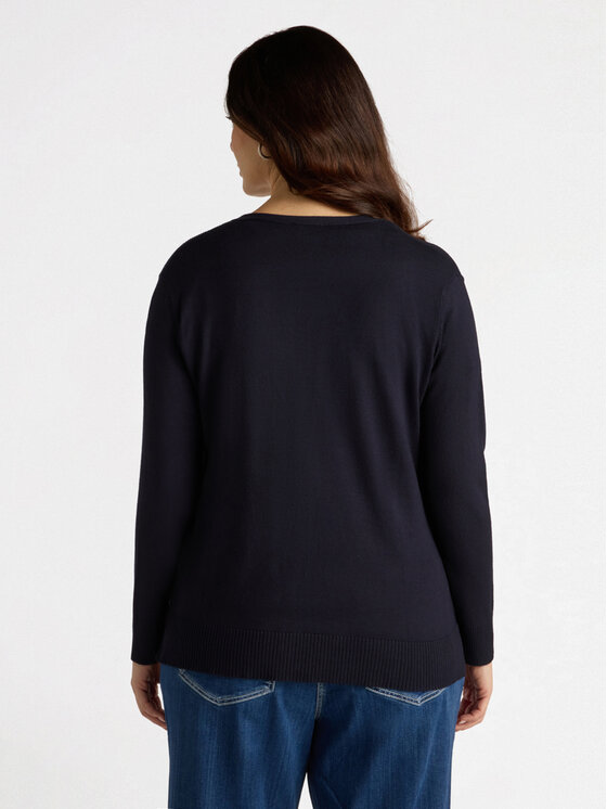 Fiorella Rubino Fiorella Rubino Sweter M410L007771N034 Niebieski Regular Fit