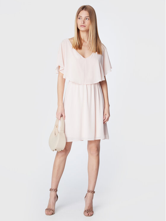 NAF NAF NAF NAF Коктейльна сукня Lazale DNR3Z Рожевий Regular Fit