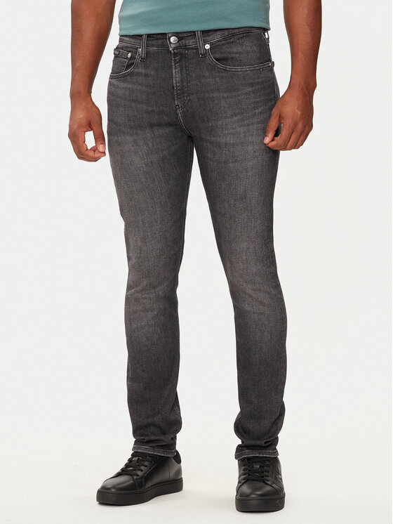 Calvin Klein Jeans Džinsi J30J325968 Melns Skinny Fit