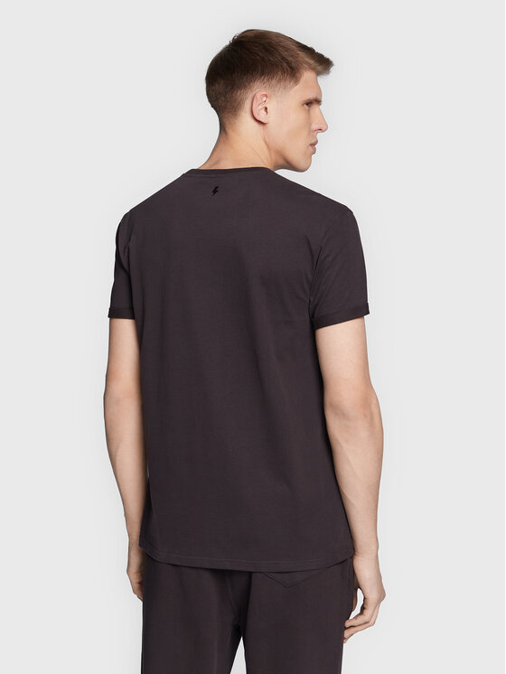 T-shirt 22-311012 Nero Regular Fit