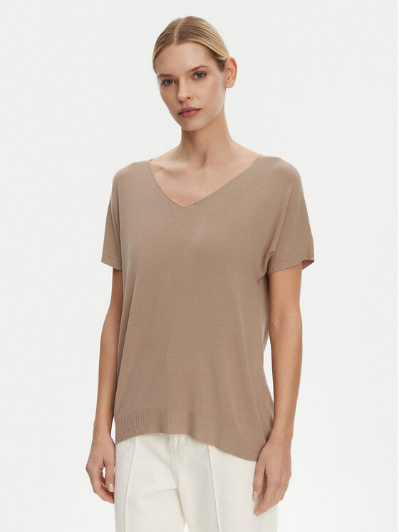 Kontatto Bluză 3M0514C Maro Regular Fit