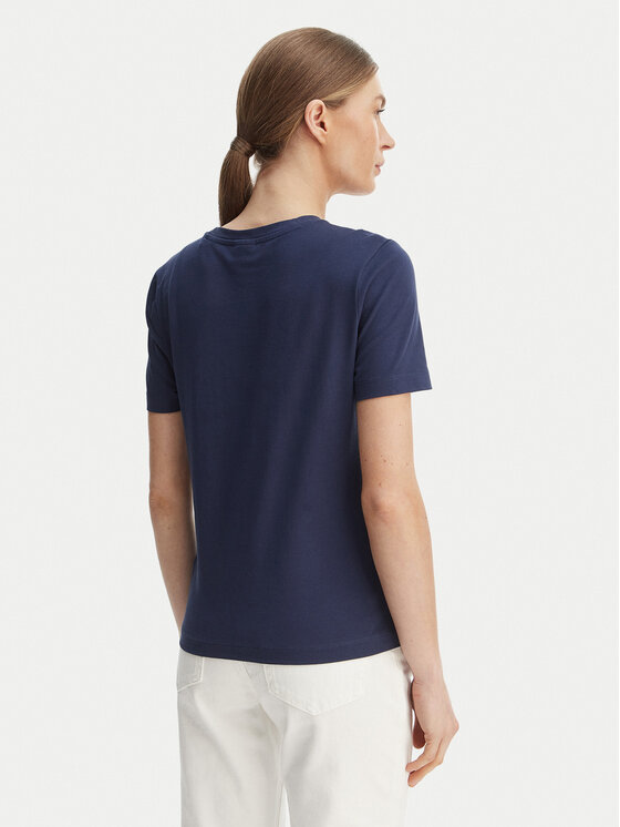 Guess Guess Тишърт V6GI07 K2968 Тъмносин Regular Fit