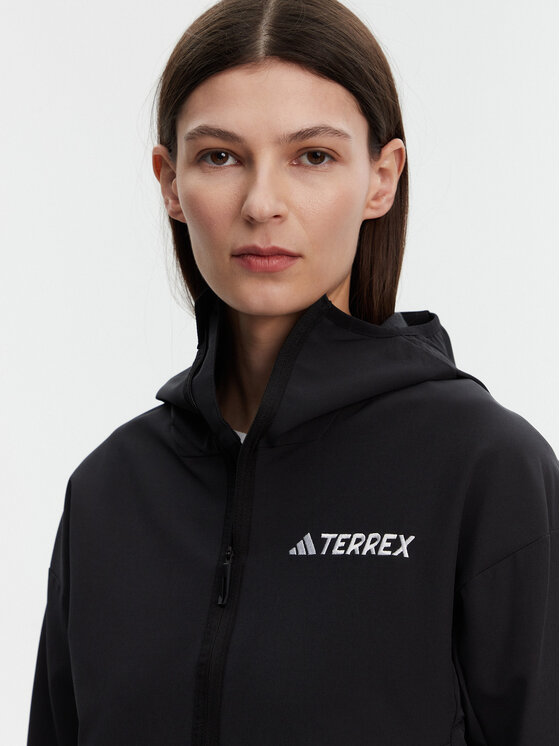 adidas adidas Softshell jaka Terrex Multi IX1487 Melns Regular Fit