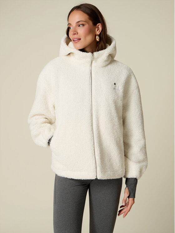 Oltre Oltre Bluza G878J004751N021 Biały Over Fit