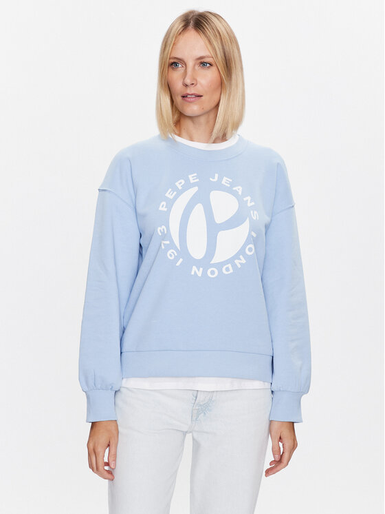 Pepe Jeans Суитшърт Wyllile PL581314 Син Regular Fit