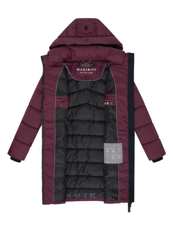 Marikoo Marikoo Kurtka zimowa Kaltnäschen Czerwony Regular Fit