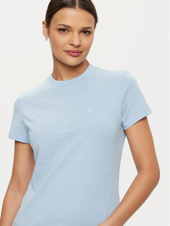 Calvin Klein Calvin Klein Tricou K20K208061 Albastru celest Regular Fit