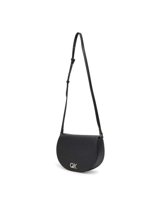Calvin Klein Calvin Klein Kabelka Ck Hw Crossbody Saddle Bag_Tex K60K613233 Černá