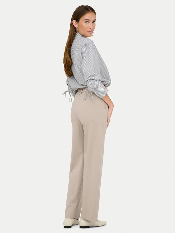ONLY ONLY Szövet nadrág Poptrash 15341829 Bézs Straight Fit