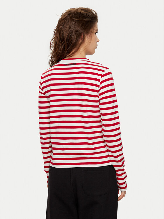 KARL LAGERFELD KARL LAGERFELD Blúz A1W17137 Piros Regular Fit