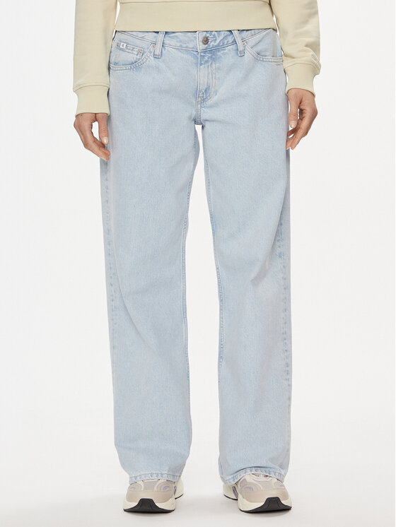 Calvin Klein Jeans Blugi J20J223306 Albastru Baggy Fit
