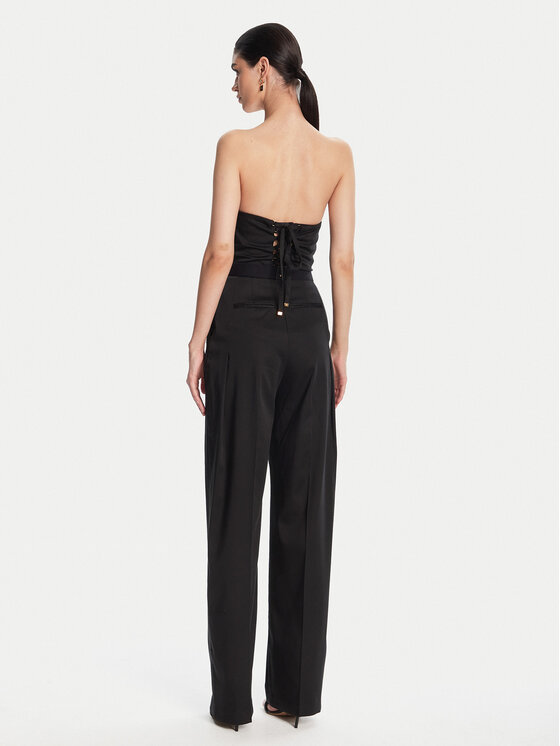 Elisabetta Franchi Elisabetta Franchi Overal TU05152E2 110 Černá Regular Fit