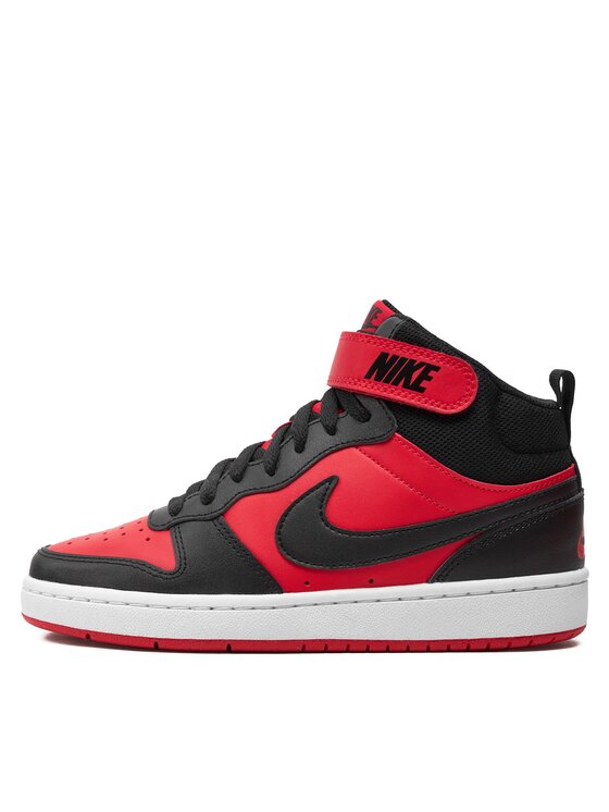 Nike Nike Laisvalaikio batai Court Borough Mid 2 (Gs) CD7782 602 Juoda