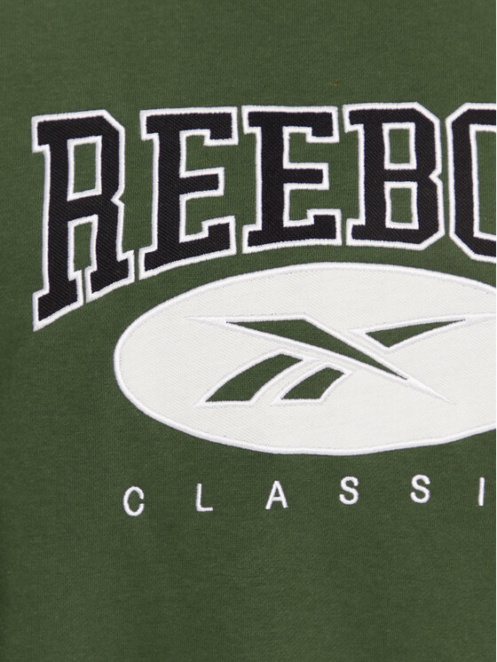 Reebok Reebok Majica dugih rukava Archive Essentials IM1530 Zelena Regular Fit