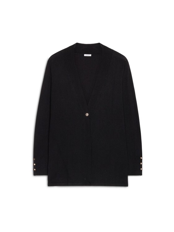 Fiorella Rubino Fiorella Rubino Cardigan M630L008004N033 Nero A-Line Fit
