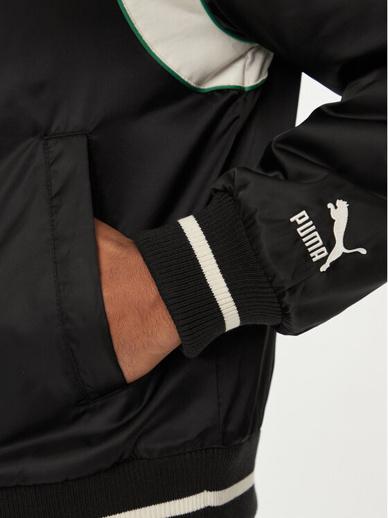 Puma Puma Μπόμπερ μπουφάν Varsity 623691 Μαύρο Oversize