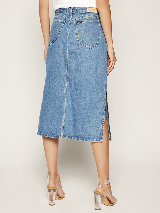 Lee Lee Gonna di jeans Thelma L38EGAZE 112108145 Blu Regular Fit