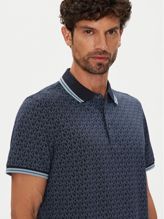 Michael Kors Michael Kors Polo CS550V85KS Granatowy Regular Fit