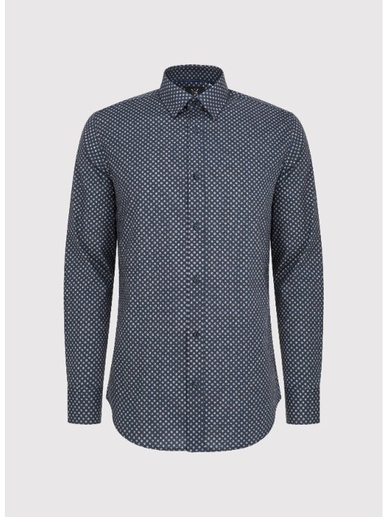 Pako Lorente Pako Lorente Koszula P25SF-1X-024 Granatowy Slim Fit