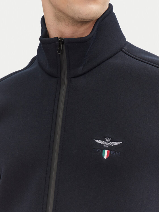 Aeronautica Militare Aeronautica Militare Kurtka przejściowa 251AB2203CT3492 Granatowy Regular Fit