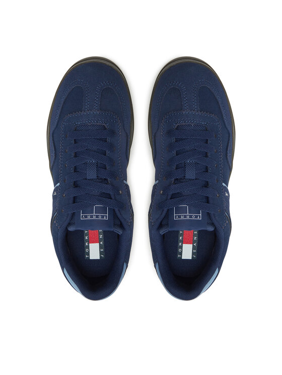 Tommy Jeans Tommy Jeans Sneakersy The Greenwich Suede EN0EN02696 Granatowy