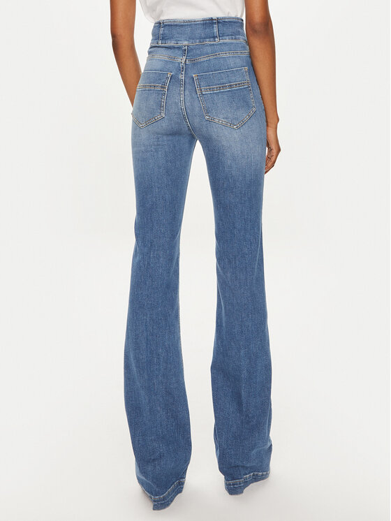 Elisabetta Franchi Elisabetta Franchi Jeansy PJ-43S-41E2-V380 Niebieski Regular Fit