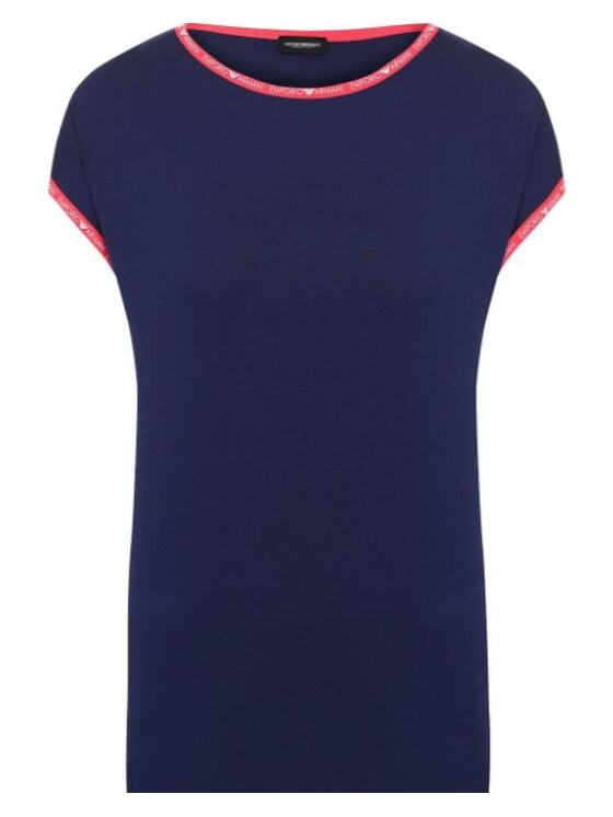 Emporio Armani Emporio Armani Tričko 164308 0P268 15434 Fialová Regular Fit