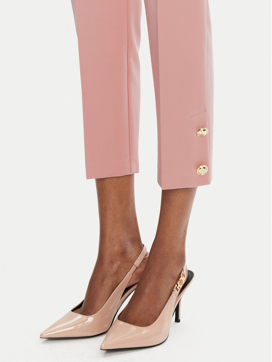 Rinascimento Rinascimento Pantaloni di tessuto CFC0122858003 Rosa Regular Fit