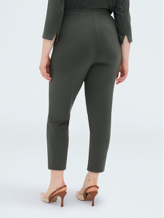 Fiorella Rubino Fiorella Rubino Pantaloni di tessuto P824L002350N035 Verde Regular Fit