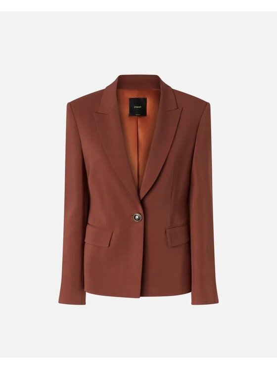 PINKO PINKO Giacca a vento 85448 Marrone Regular Fit