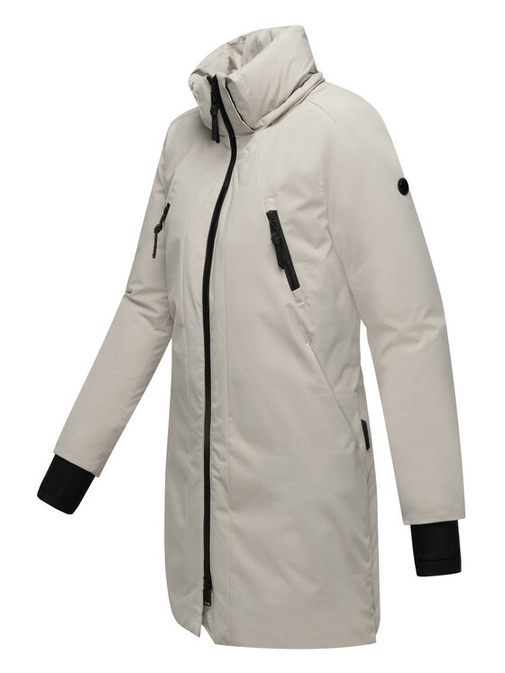 Navahoo Navahoo Kurtka zimowa Winterzart Szary Regular Fit