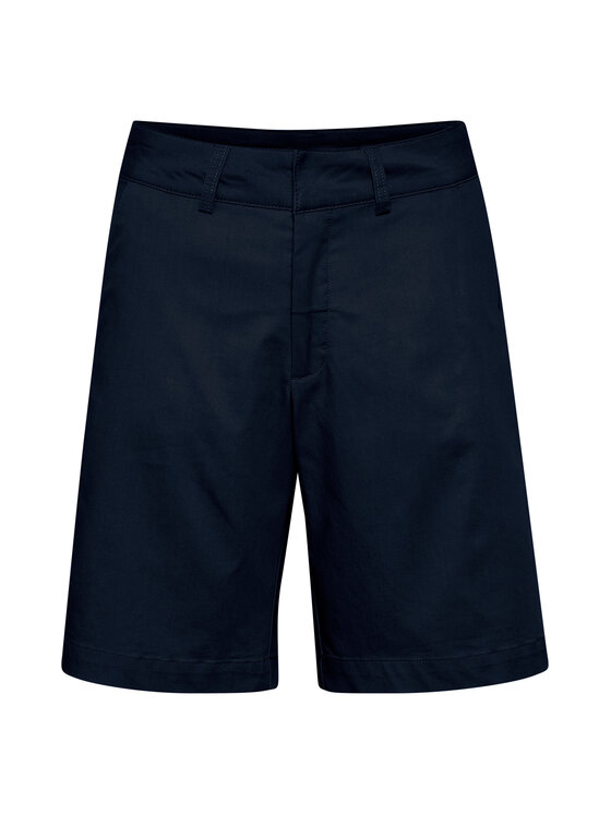Kaffe Kaffe Pantalon scurți din material Lea 10505457 Bleumarin Regular Fit