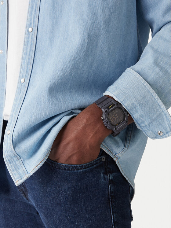 Casio Casio Ρολόι AE-1600H-8BVEF Μαύρο