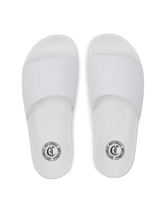 Just Cavalli Just Cavalli Natikači 78RA3SZ5 ZSC31 Bela