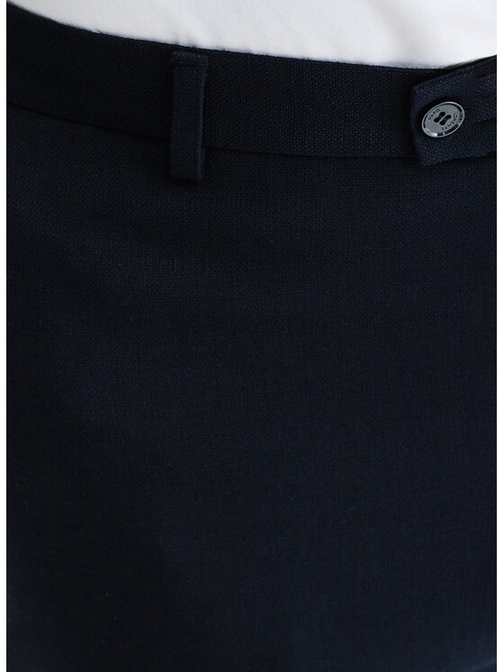 Pako Lorente Pako Lorente Spodnie garniturowe P25SF-6G-012 Granatowy Slim Fit