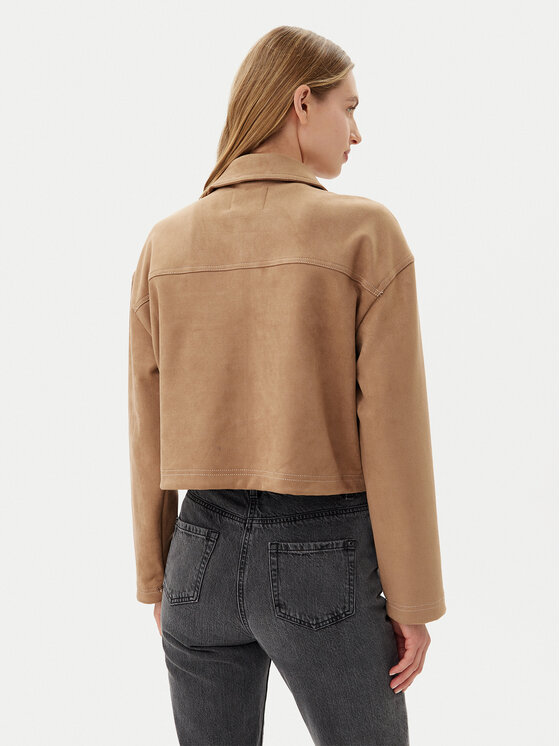 ONLY ONLY Kurtka z imitacji skóry Stina 15351260 Brązowy Regular Fit