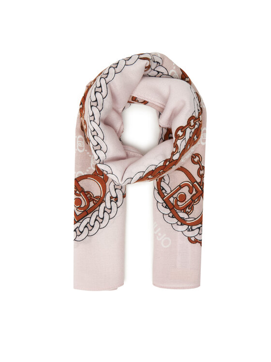 Eșarfă Liu Jo Ecs Foulard Logo Me 2F5073 T0300 Roz