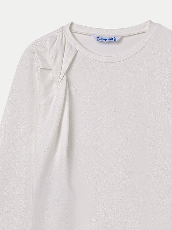 Mayoral Mayoral Bluse 7007 Écru Regular Fit