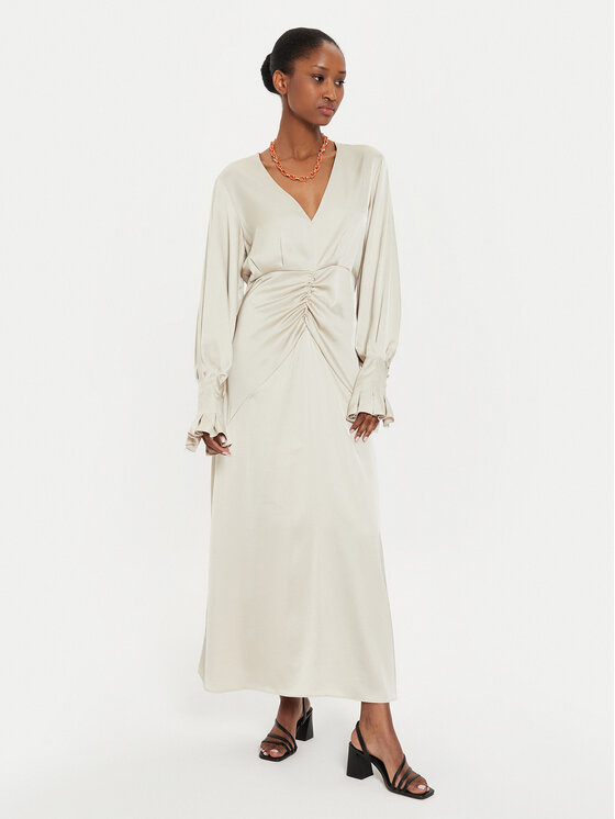Karen by Simonsen Karen by Simonsen Kokteilinė suknelė Peel 10105036 Smėlio Loose Fit